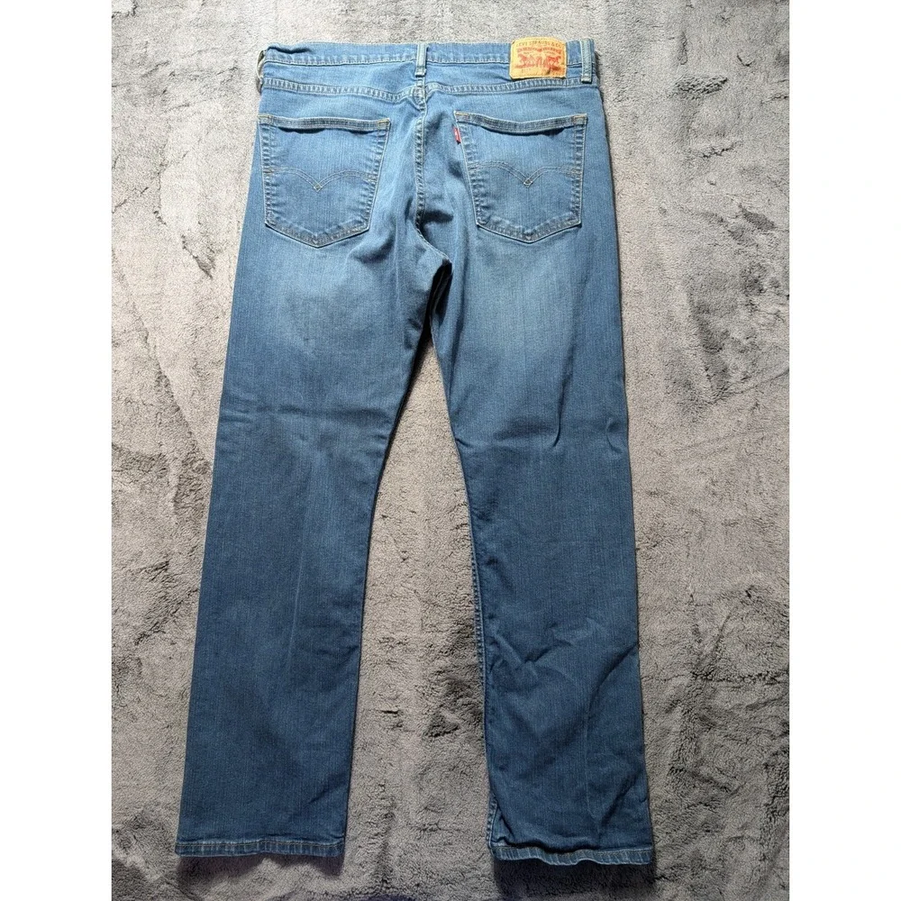 Levi's 513 Slim Straight Leg Jeans Men's Size 36x32 Medium Wash